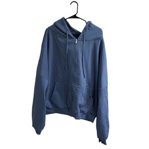 Popflex Zip Cloud Hoodie Light Blue Color L/XL